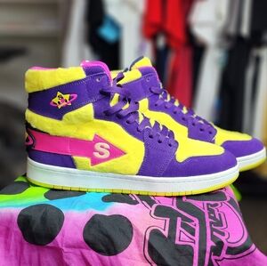 Sukamii The Bear Stars Jordan 1 Style Shoe Size 12